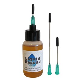 Liquid Rescue 100%-Synthetic Oil for All Printers & copiers, Never evaporates or Becomes Gummy, Keeps Printers & copiers Running Like New! Odor-Free! 1 oz Bottle with 3 Needles!