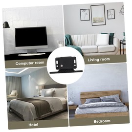 Operitacx 3 Stück Greiferfang schubladenschloss schranktürgriff Code Schrankschloss Haken schubladenschrank Riegel für Wohnmobil Schrankverriegelungen und -verschlüsse Zinklegierung Black