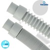 tecuro Washing Machines Dishwasher Drain Hose Extendible from 60-200 cm