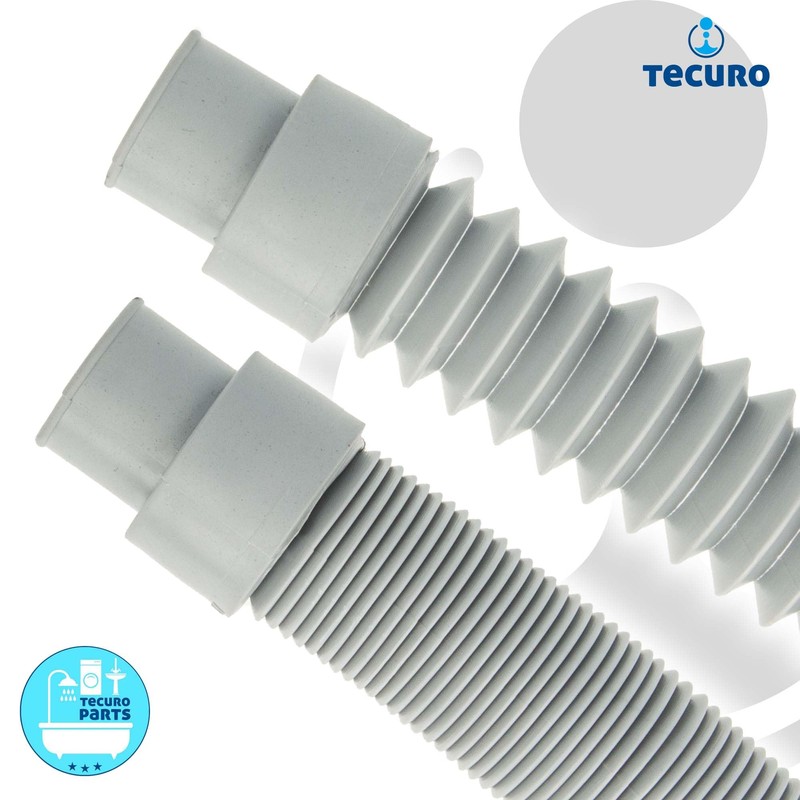 tecuro Washing Machines Dishwasher Drain Hose Extendible from 60-200 cm