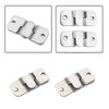 10 Pcs Stainless Steel Flush Concealed Mount Bracket Heavy Duty