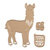 Spellbinders D-Lites Hip Llama grabada/oblea Delgada