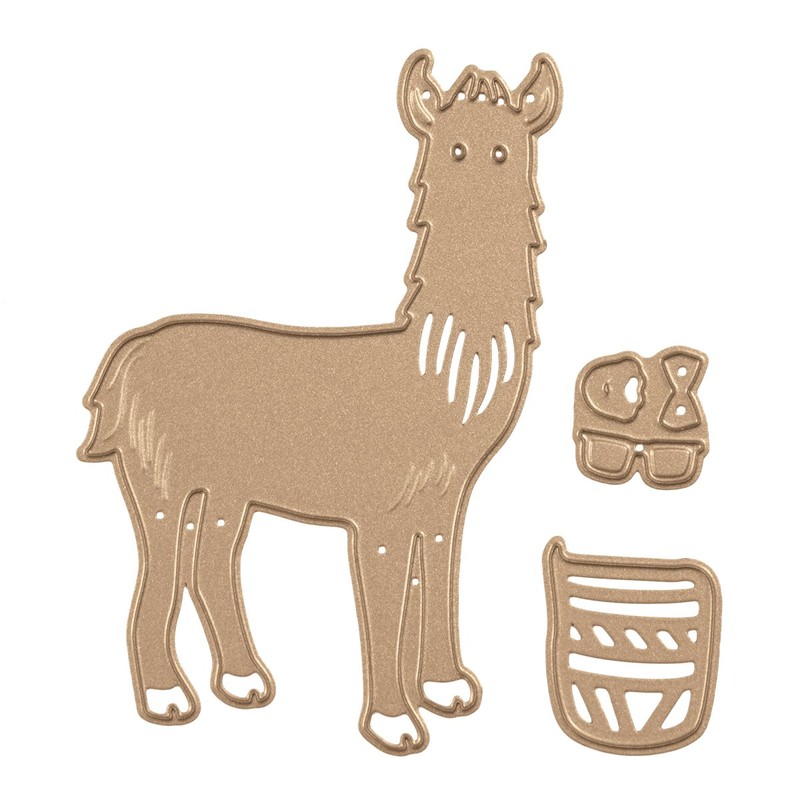 Spellbinders D-Lites Hip Llama grabada/oblea Delgada