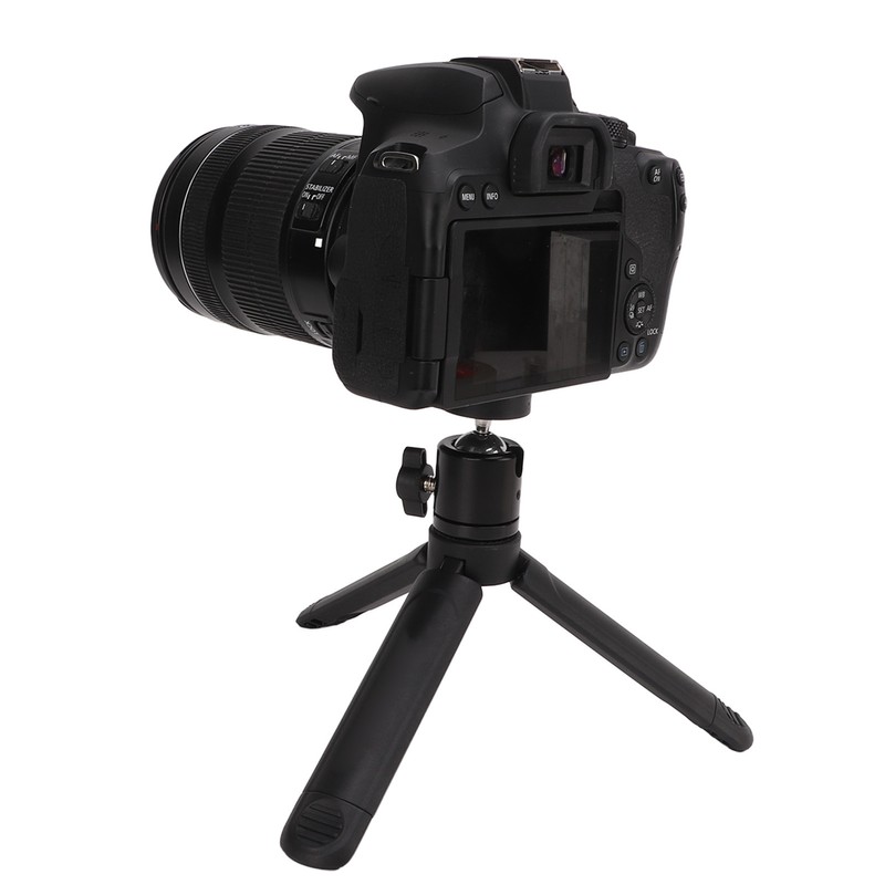 KINGJOY Desktop Tripod 2 Sections Retractable Mini Tripod for Live