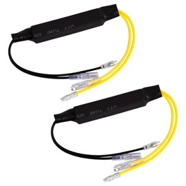 Pinsheng Pack of 2 Motorcycle LED Indicator Decoding Resistance Adapter 12 V 21 W 26Ω for Motorcycle Scooter - Indicator Error Fix