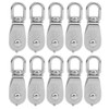 10pcs M15 Pulley 304 Stainless Steel Wire Rope AntiRust Single