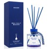 BEHAZEER Sea Salt Reed Diffuser Set, 6.77OZ(200ML) Large Capacity Natural