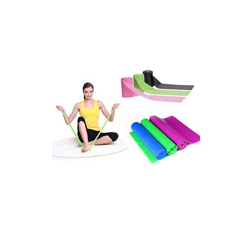 Kisangel Latex Resistance Bands Exercise Bands for Body Building for