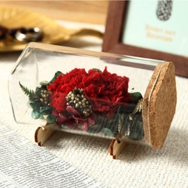 Teat Sight Preserved Flower Bottle Flower Present Pont Neuf Mother's Day Gift Carnation Red