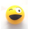 4 x Valve Caps Ball Winking Winking Face Yellow Valve
