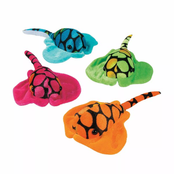 Fun Express Stuffed Manta Rays - Toys - 12 Pieces