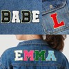 Iron On Chenille Letter Patch 2.5 Inch A-Z Alphabet Varsity