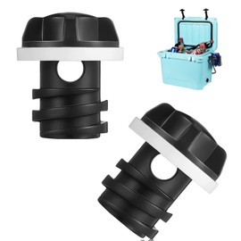 2 Pack Yeti Cooler Drain Plug Replacement Accessories - Compatible with Most Rotomolded Coolers - Leak-Proof Design