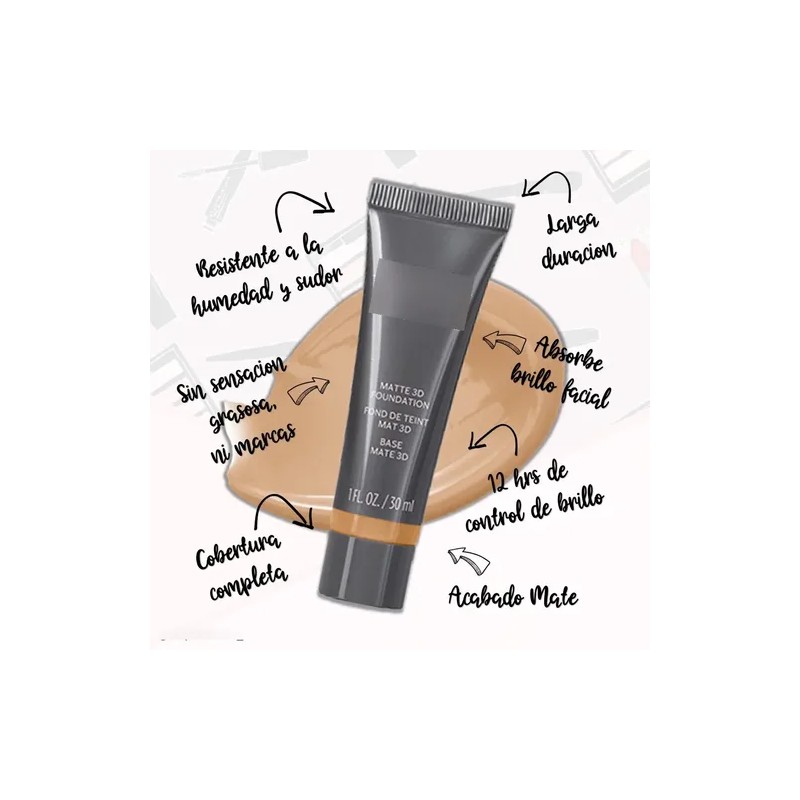 Maquillaje Líquido Acabado Mate Time Wise 3d Mary Kay