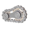 Stainless Steel Fidget Sprocket Toy Children Gears Linkage Bike Chain