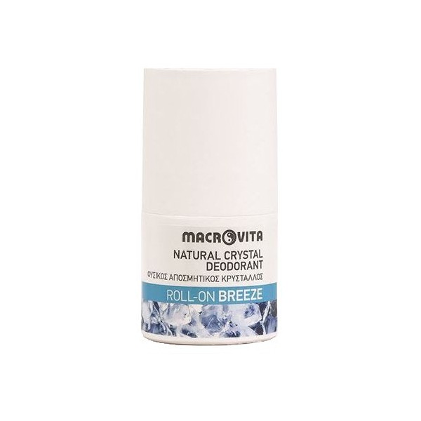 Macrovita Natural Crystal Deodorant Roll-On 50ml Breeze
