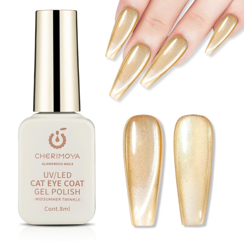 CHERIMOYA Esmalte de Uñas de Gel Ojos de Gato Galaxy