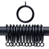 24 PCS Curtain Rings, 2 Inch Thickened Curtain Rings Metal