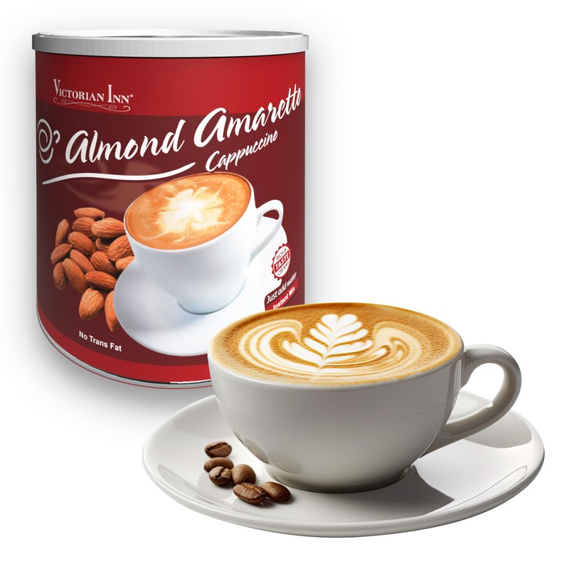 Victorian Inn Instant Cappuccino, Almond Amaretto, 2 Pound (Pack of