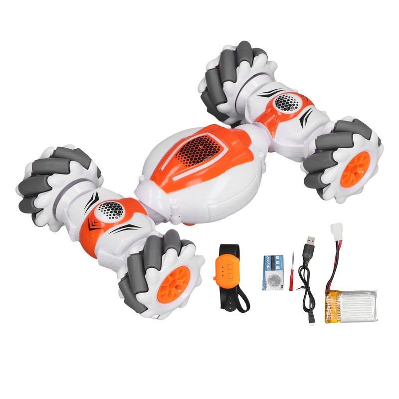 Remote Control Stunt Car 360 Degrees Rotating Double Side Rolling