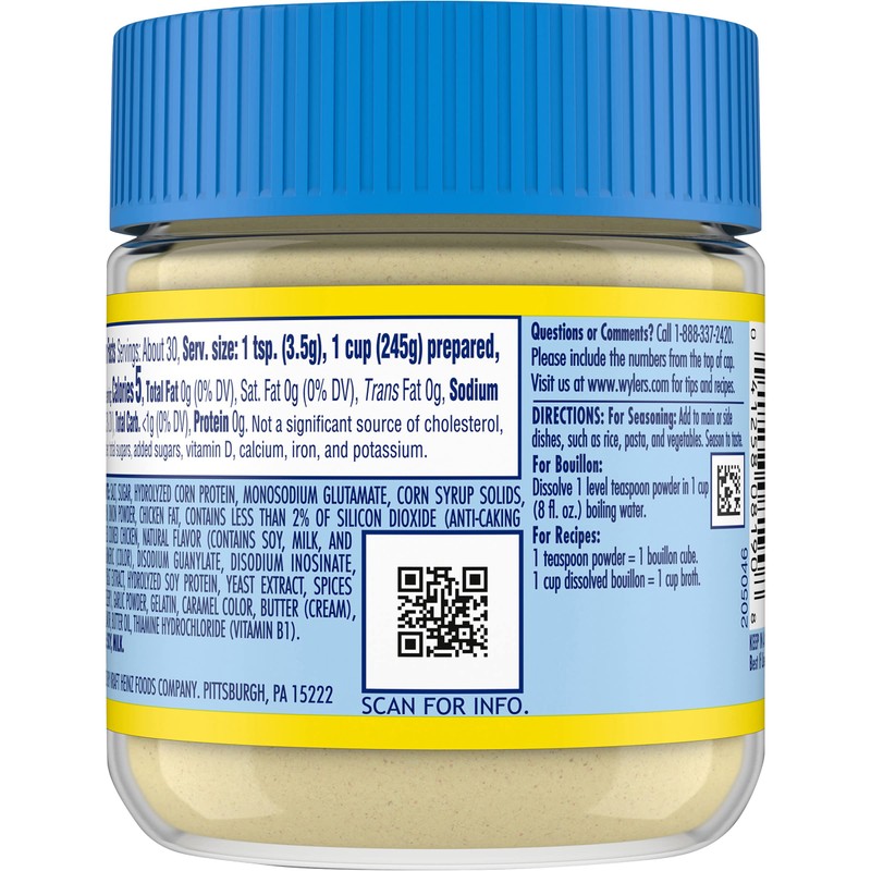 Wyler's Instant Bouillon Chicken Flavored Powder (3.75 oz Jar)