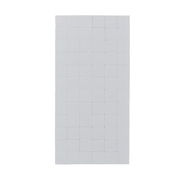 AR(R) Metal Tile +it+id White 5.9 x 11.8 x 0.1 inches (15 x 30 x 0.4 cm) Stainless Steel Style Tile, Heat Resistant Temperature 286°F (130°C) AT-009