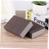 TEHAUX 4pcs Double Sided Sponge Emery Papers for Home Polishing