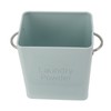 Metal Laundry Room Container with Dual Side Handles with Spoon