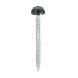 Black 30mm Poly Top Pins (Pack of 50) UPVC Nails Polymer