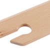 Hoite Small Wooden Beveled Inkle Weaving Shuttle, Handcrafted Knitting Loom