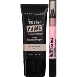 Maybelline Minute Makeup Kit Primer Color Corrector, Pink Invisible NEW KIT