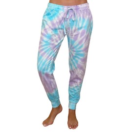 Just Love Loop Terry Tie Dye Jogger Pants for Women 6906-10588-M