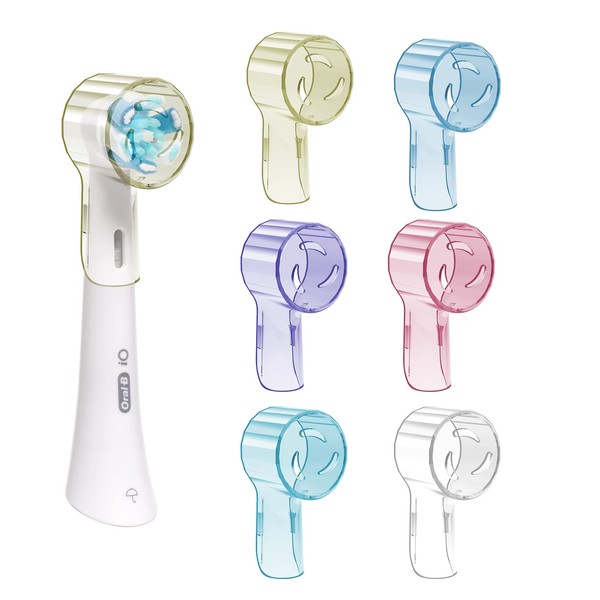 Nincha Powered Toothbrush Head Cover for Oral-B Series Toothbrush Head - Multiple Colors -Pack of 6