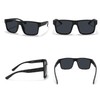 PRIVEL XXL Size Extra Large Square 157MM Polarized Sunglasses for