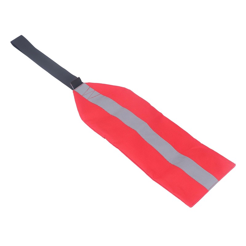 Kayak Safety Flag Multipurpose Oxford Cloth Towing Canoe Red Warning