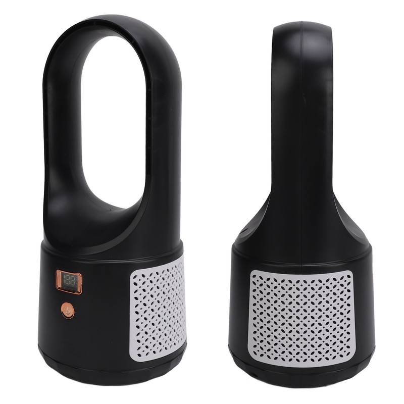 USB Desk Fan 6 Speeds Wind Quiet Portable Bladeless Cooling