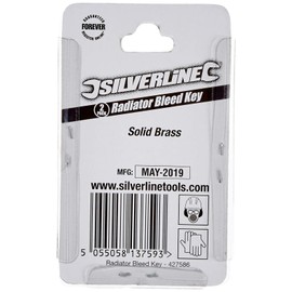 Silverline Radiator Bleed Key 2pk Pair (427586)