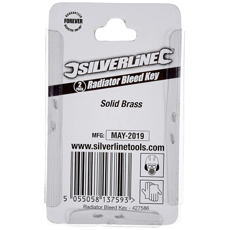 Silverline Radiator Bleed Key 2pk Pair (427586)