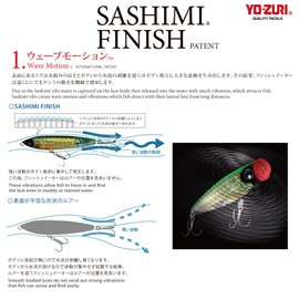 Yozuri R1073-CPBK Currican 3D Down Deep Sashimi Magnum