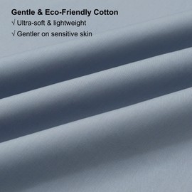 40s 100% Cotton Poplin Fabric for Apparel, Home Décor, Sewing, Embroidery, Crafts, 60" Wide (Gray, 2 Yard)