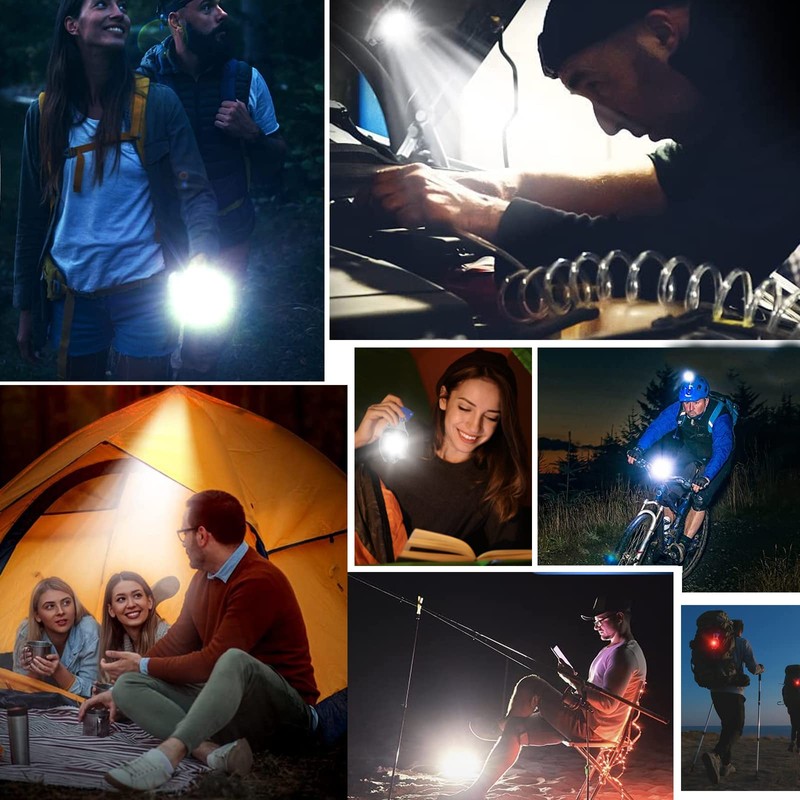 SIBI Camping Lantern, 7 Lighting Modes, Portable and Rechargable, Compact