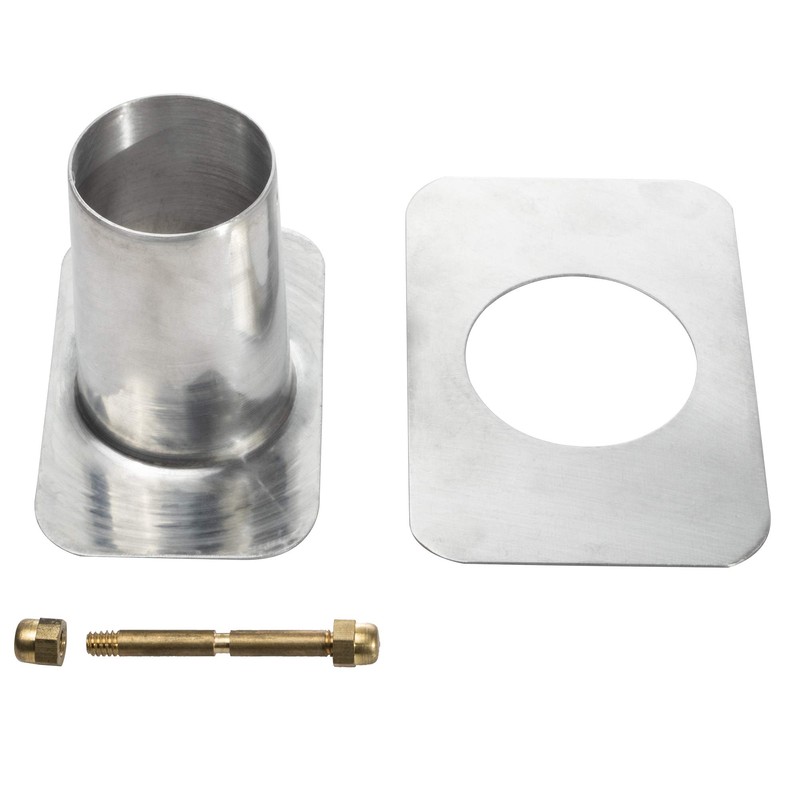 Monarch Rain Chains 20041 Aluminum Mill Finish Gutter Adapter for