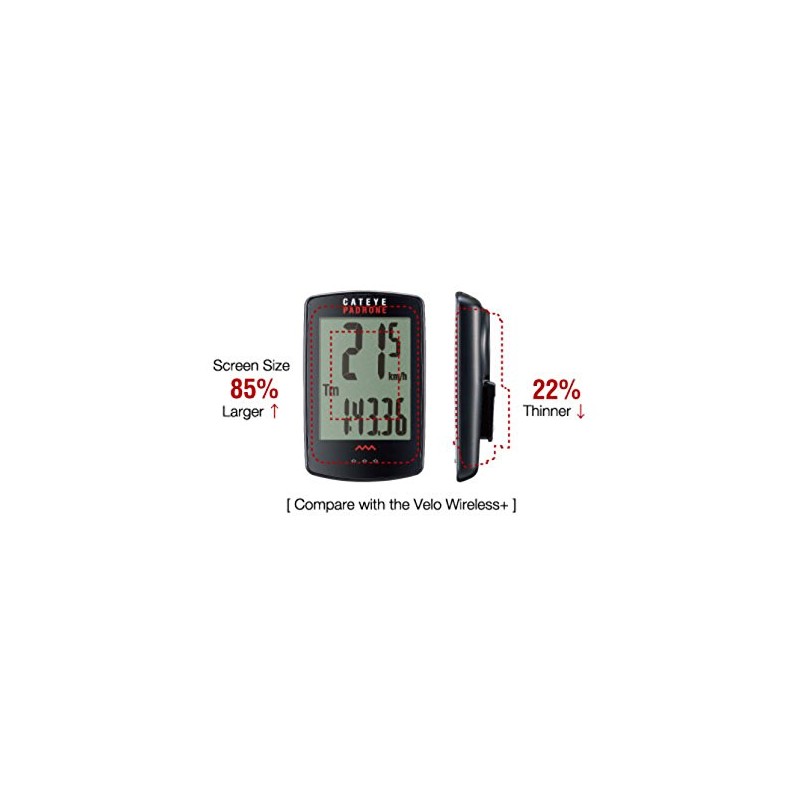 CatEye CC-PA100W Padrone - Black