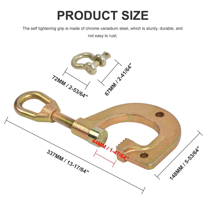 G Style Clamp Body Frame Repair Dent Puller Clamp 3