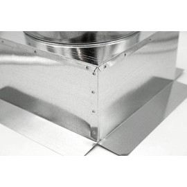 HVAC Premium HVAC Plenum Ceiling Box | Top Ceiling Box | 12'' X 12'' X 8'' Galvanized Steel Metal Ceiling Box is Compatible with Duct 8''