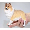Semeid Handmade Resin Shetland Sheepdog Figurine (Brown)