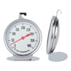 Oven Thermometer 0-400 Degrees, Stainless Steel Analog Thermometer Easy to