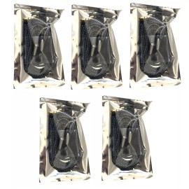 Unbranded 5 New Sealed Earphones With Tangle-Free Cords 3.5mm Plug For MP3 Mobile Devices