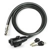 MARQUE Bike Lock with Key – 4FT 3/8” Straight Cable