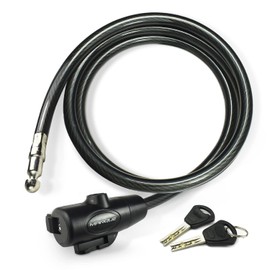MARQUE Bike Lock with Key – 4FT 3/8” Straight Cable Locks with Keys, Anti-Theft Security Cable for Bicycles, Scooters, Kayaks, Paddle Boards, Gates